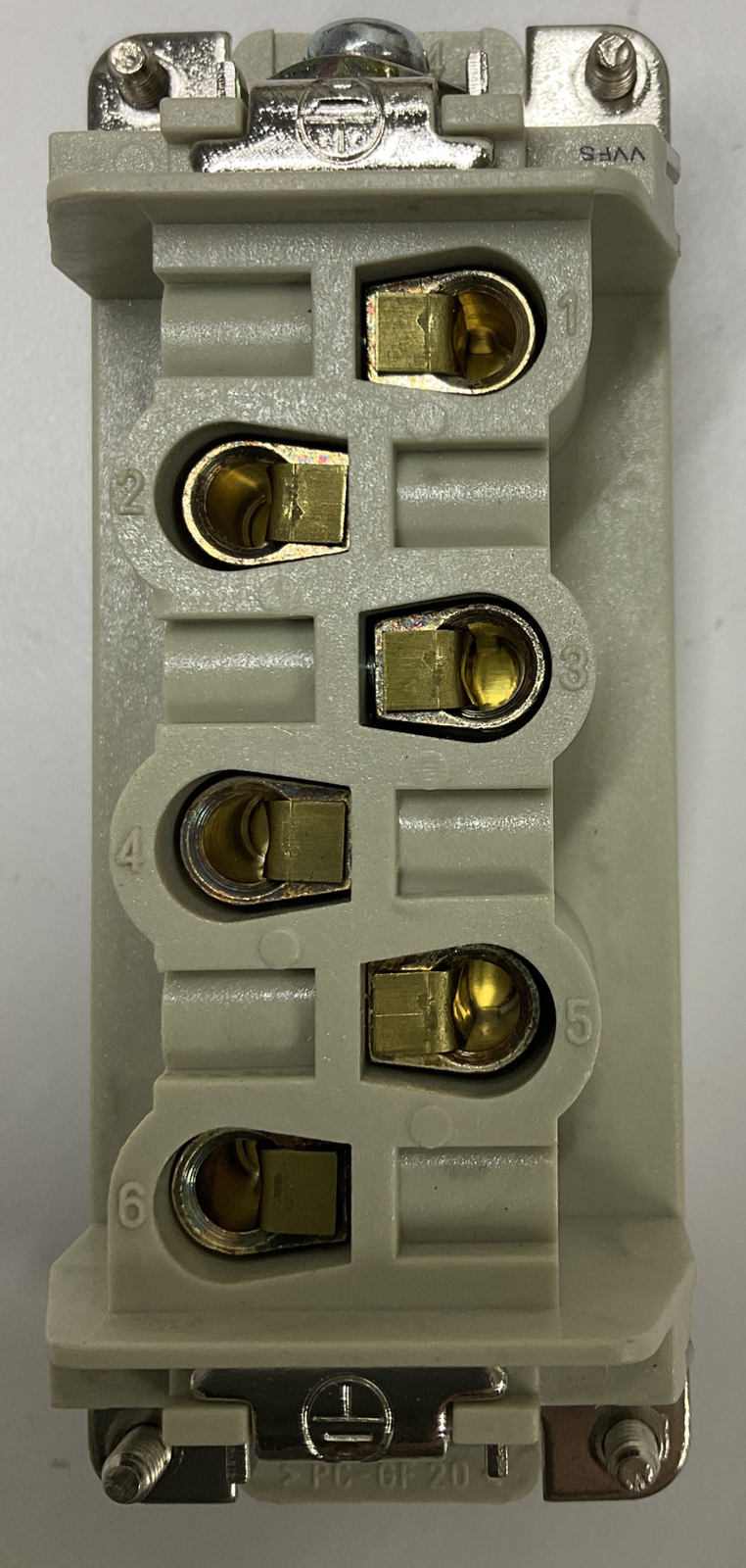 Lapp Epic 10.1700 6-Pin Male Connector Insert 600V