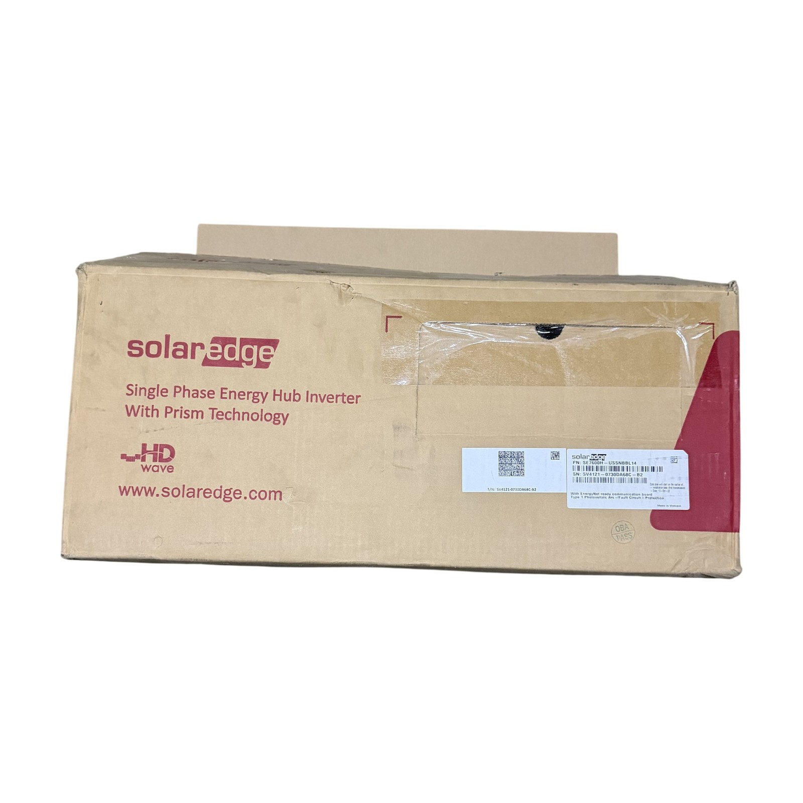 SolarEdge SE7600H-USSNBBL14 7.6kW Single Phase Energy Hub Inverter HD Wave