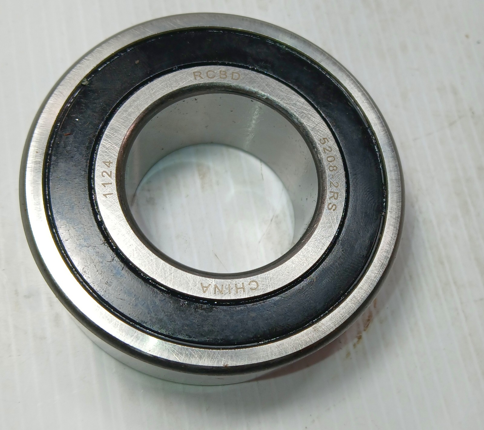 1 NEW RCBD 5208-2RS DOUBLE ROW ANGULAR CONTACT BEARING NNB ***MAKE OFFER***