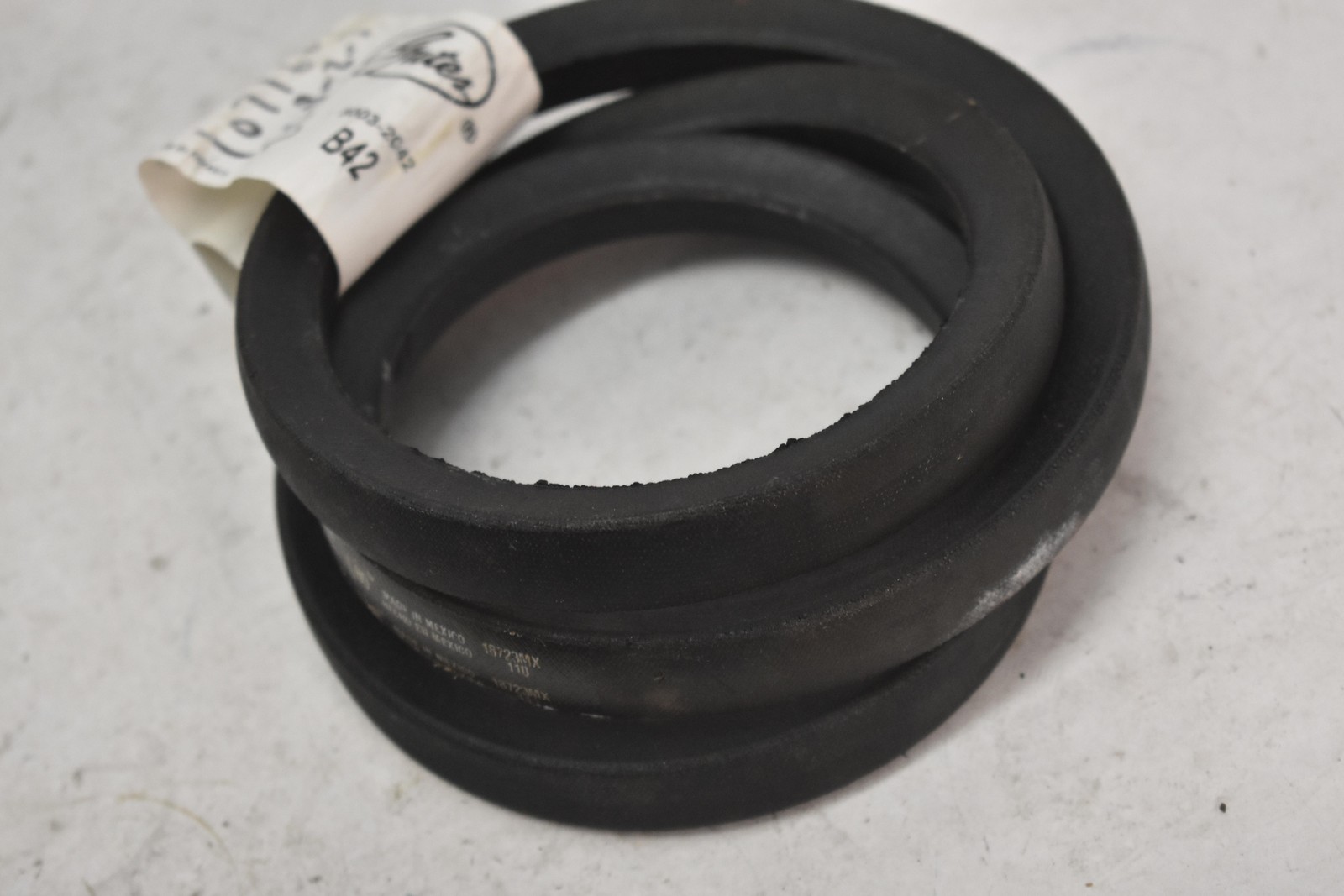 Gates Hi-Power II B42 V-Belt 9003-2042 Rubber Industrial Black Made In Mexico