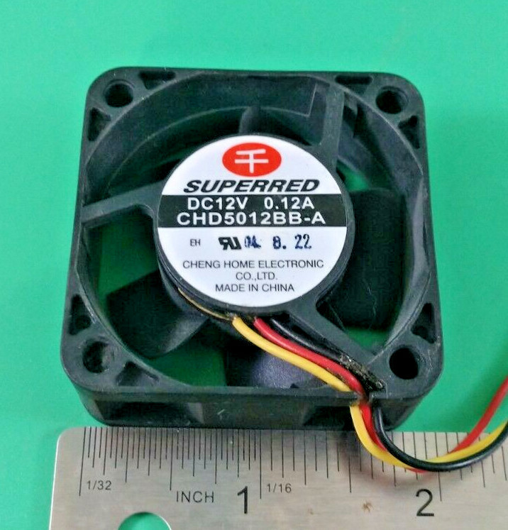 SUPERRED CHD5012BB-A BB COOLING FAN 5CM 12V 0.12A IBM LENOVO DELL