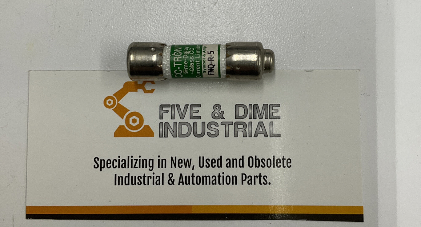 Bussmann CC-Tron FRQ-R-5 Lot of (4) Class CC Time Delay Fuse 5A