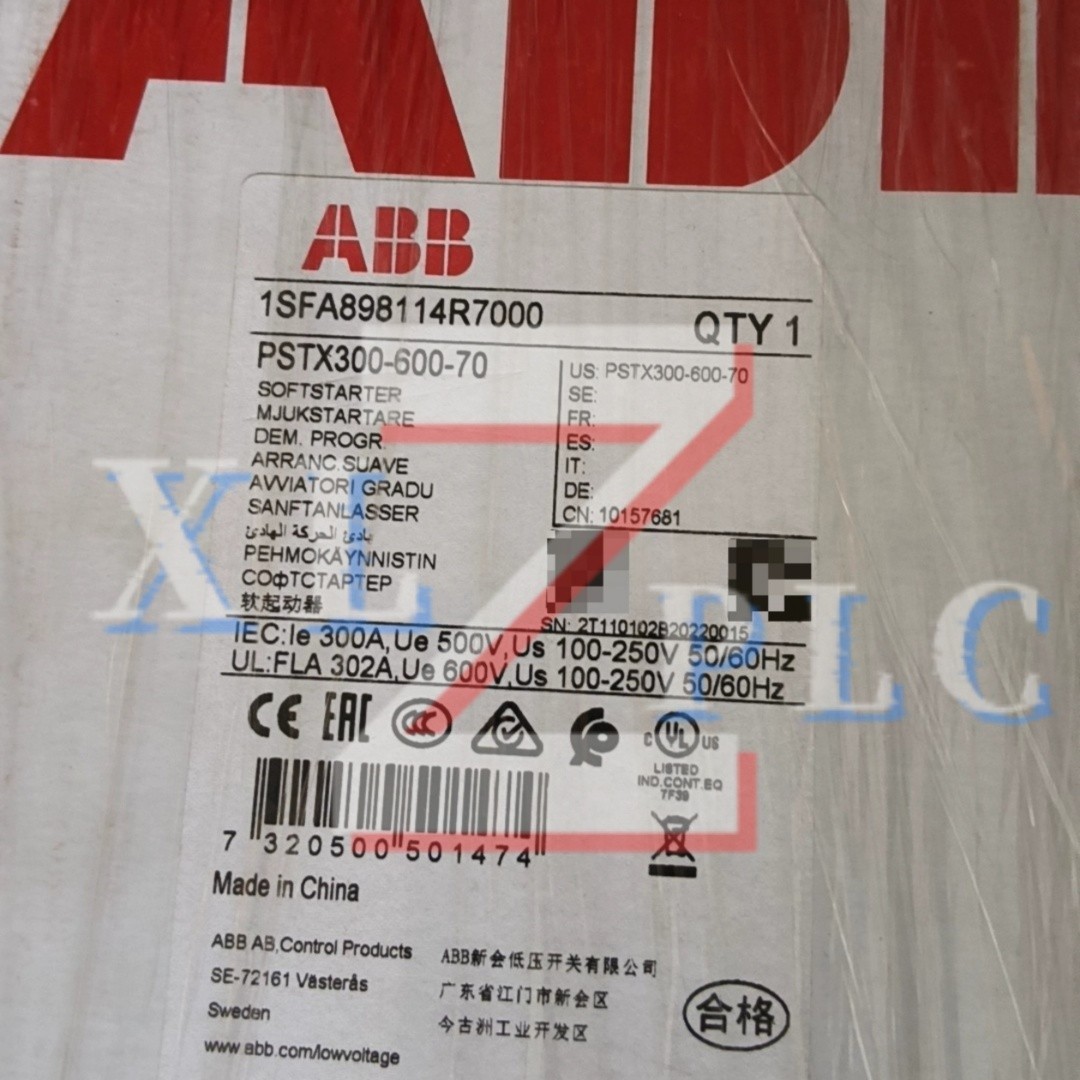 1PCS New ABB PSTX300-600-70 Soft starter In Box*