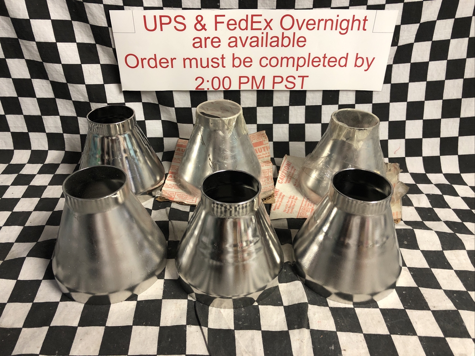 MKS Conical Reducer Buttweld 4″ to 2″ O.D, 10023400CR200, LOT OF 6, SHIPSAMEDAY
