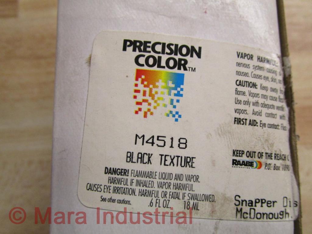 Precision Color M4518 Touch-Up Paint Black (Pack of 12)