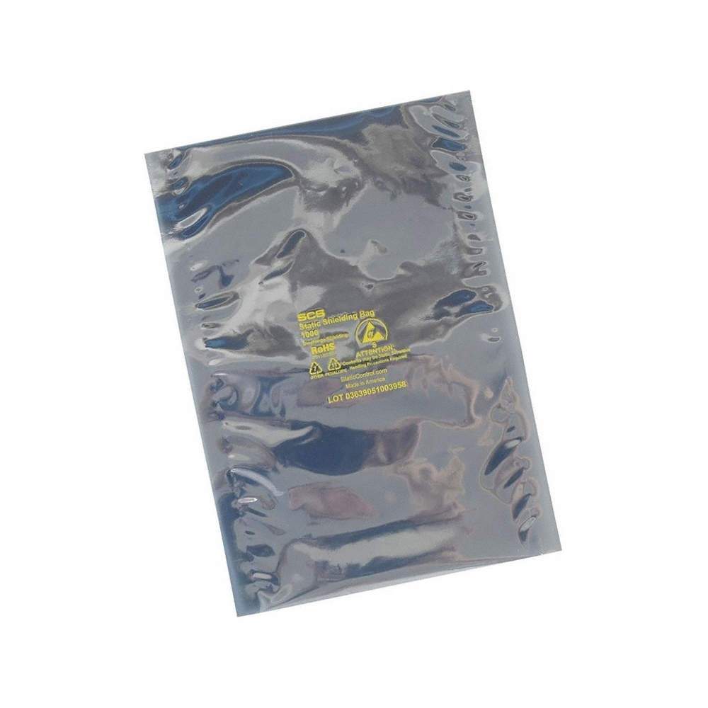SCS 100812 Static Shielding Bag,8″,12″,Open,PK100 20FW36