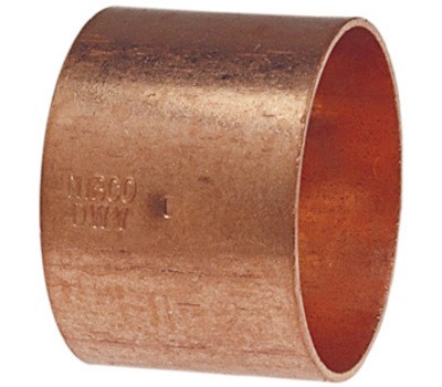 NIBCO 901R 2″ x 1-1/2″ Copper DWV Reducing Coupling with Stop