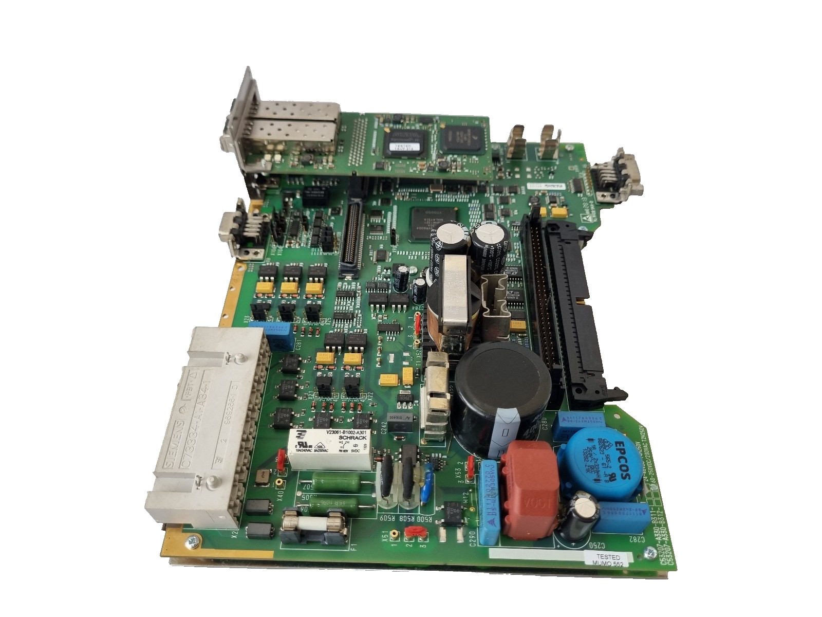 SIEMENS C73040-A51-C229-02 / C53207-A330-B311 / B312-3 CCPU2 PCB [FAST SHIP]