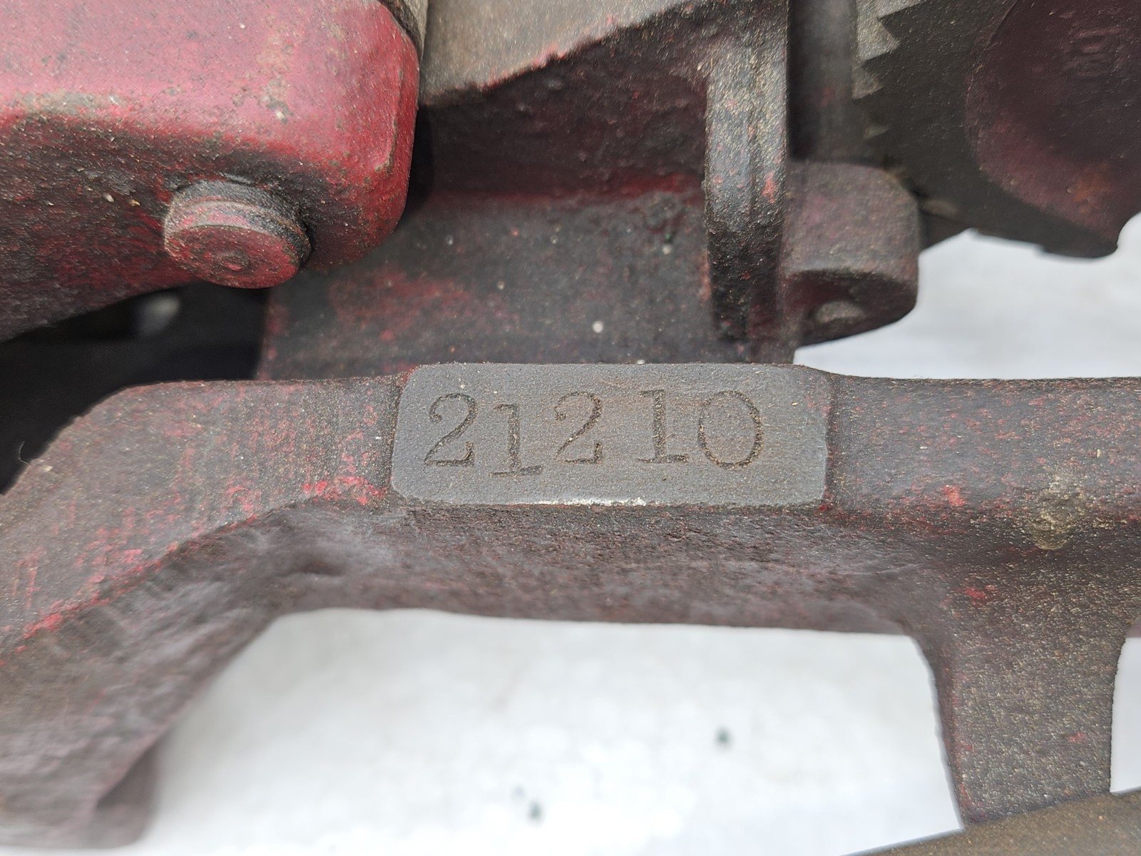 RARE Detroit Belt Lacer Press SER # 21210 Vintage flat belt Lacing. Machine NICE