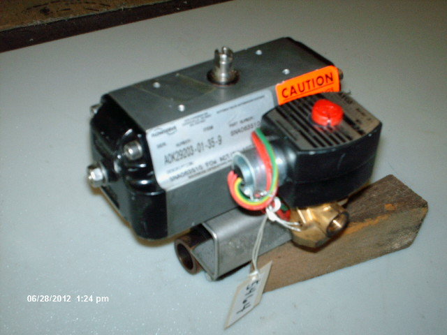 Worcester/Flowserve Valve W/Pneumatic Actuator #E4446PMSW 1/2″ S/W 1480# (NEW)