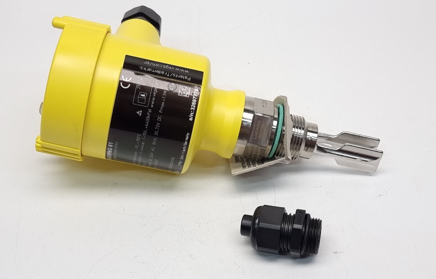 Vega Vibrating Fork Level Sensor VEGASWING61 G3/4 PN64 Process Fitting XXGBVXPRX