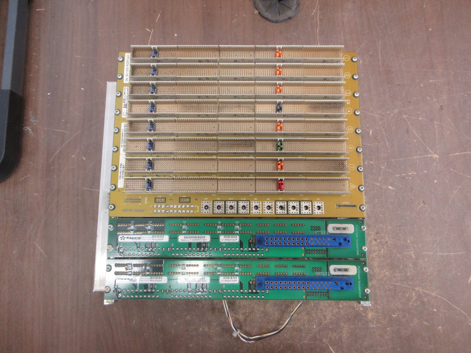 Tracewell Systems CPCI Chassis 511-1500-F00-00 Rev. R3 90-264V 6.3A 47-63Hz 1Ph