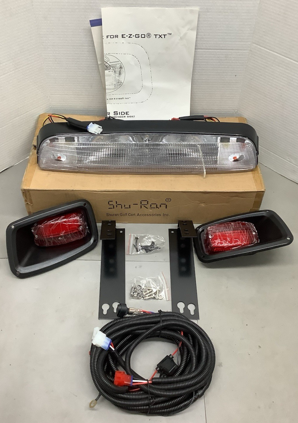 Shu-Ran 04GCL001-TXT-06 EZGO Golf Cart Halogen LED Light Kit (M1)