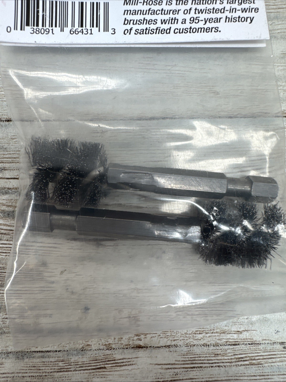 Mill-Rose Specialty Brush High Carbon Steel Bristles 66431 Power Fitting Brush 2