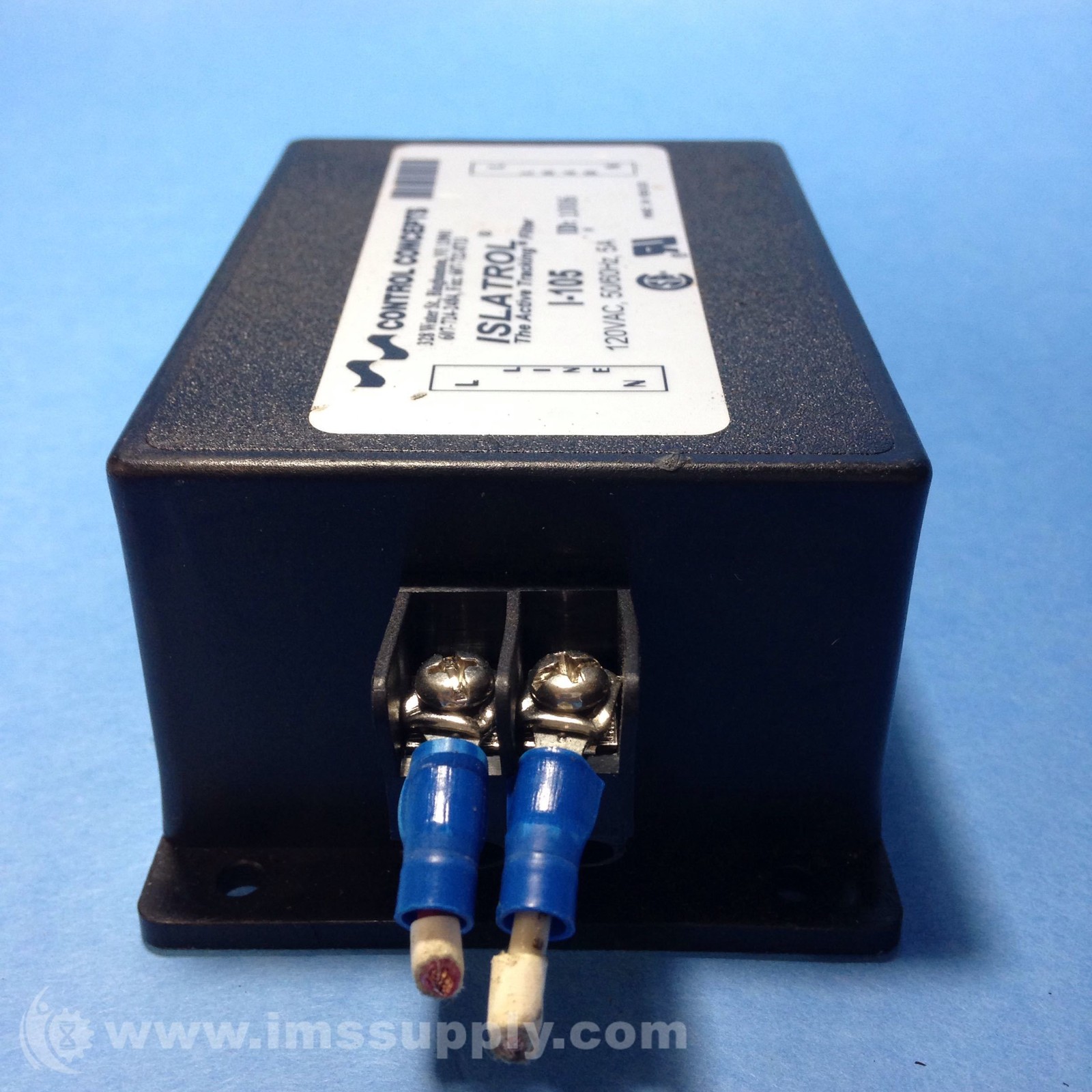 Control Concepts I-105 Islatrol Active Tracking Filter USIP