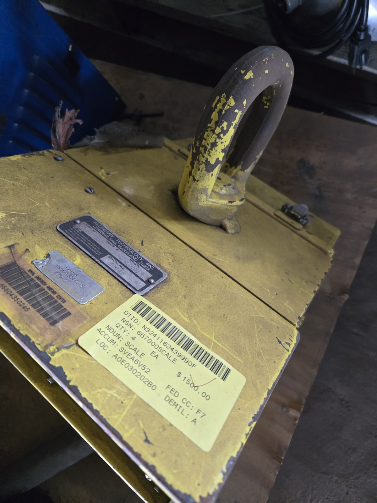 Allegany Technology CM-10K 10,000 lbs 5 Tons Checkmate Crane Scale