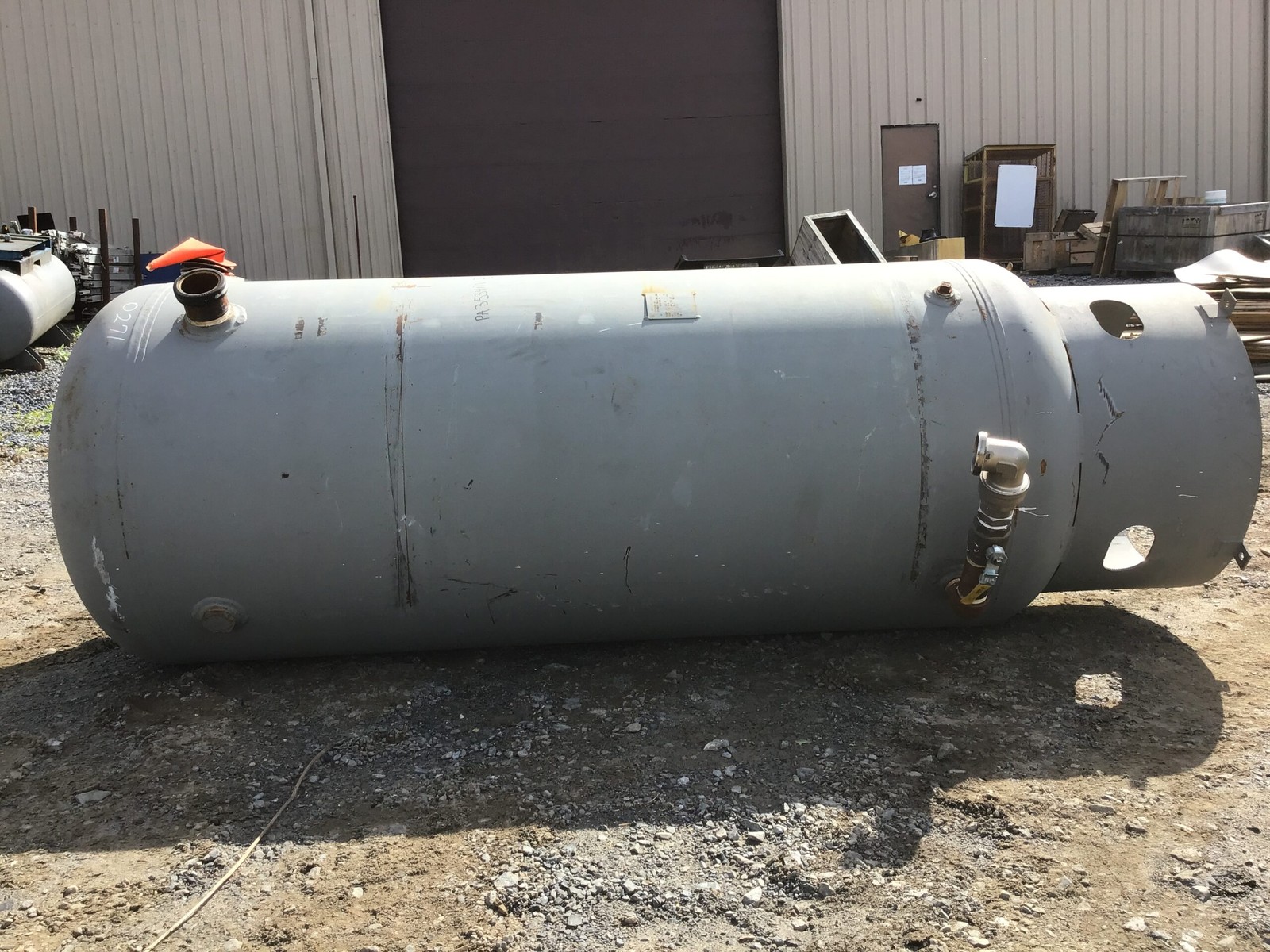 Brunner 64596L Engineering Pressure Vessel Compressed Air Receiver Tank 400 G…