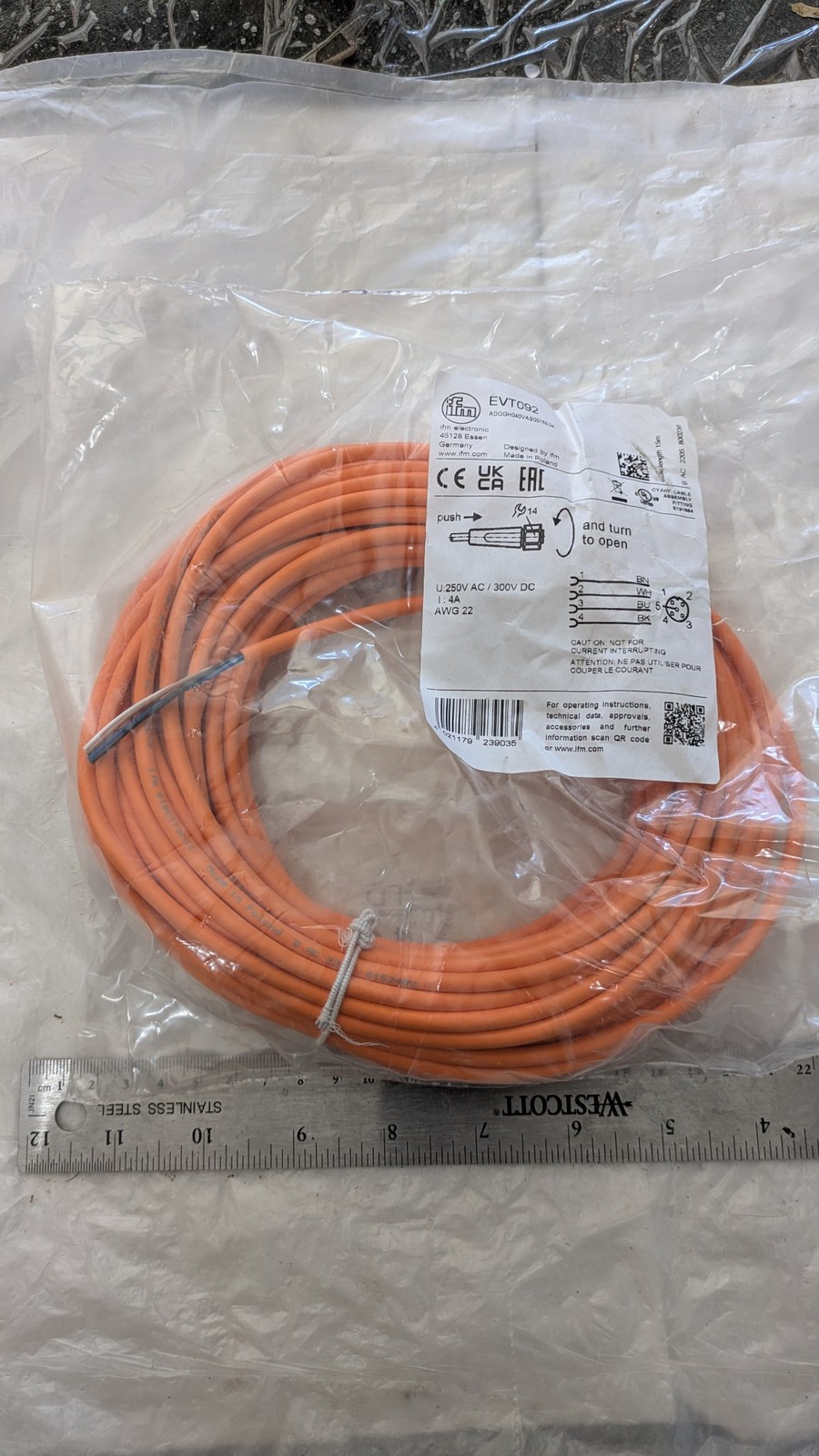 IFM EVT092 250V AC 300V DC