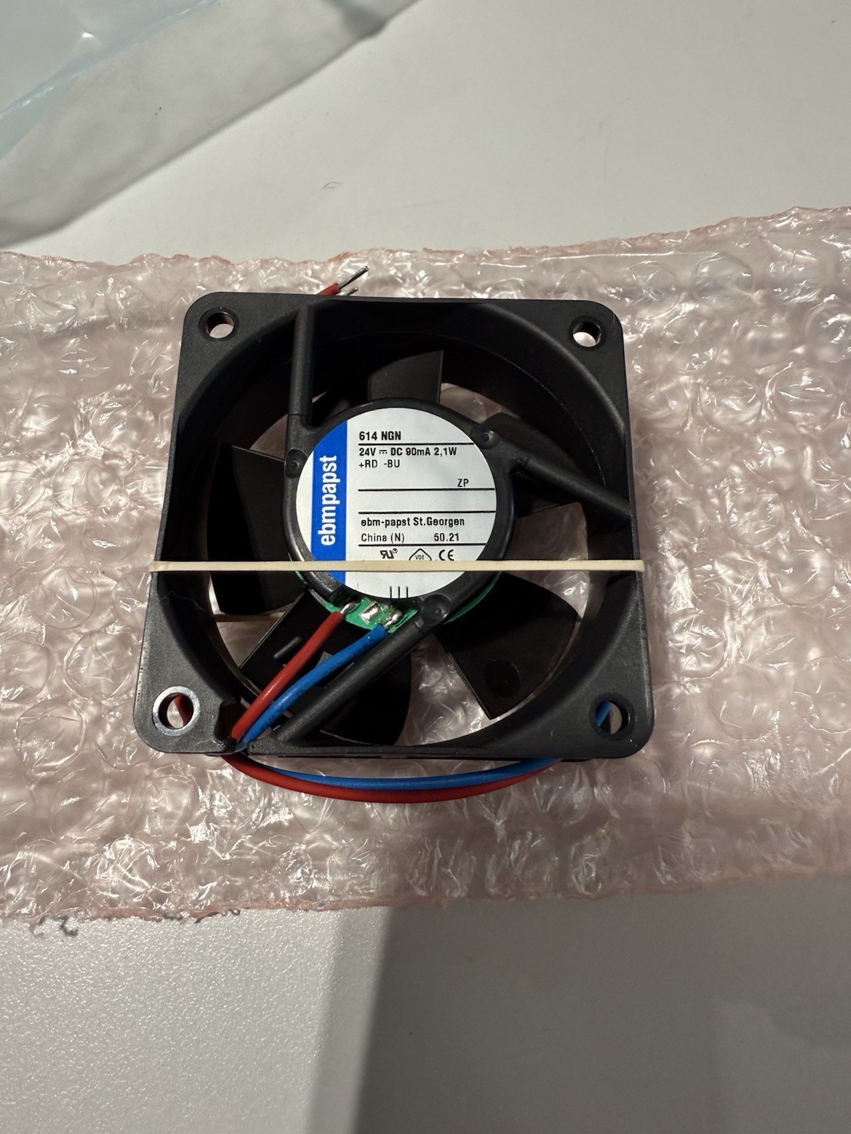 *US SELLER* ebm-papst 614NGN DC Fan Axial 24VDC 90MA 2.1W *NEW*