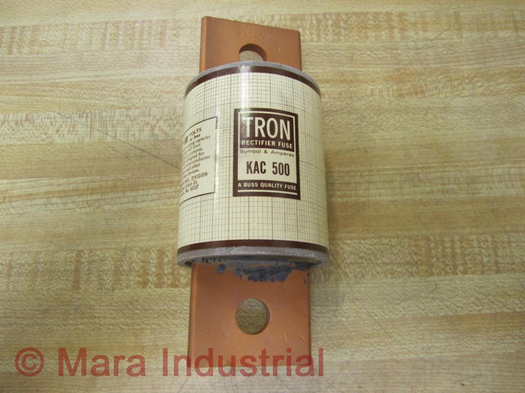 Bussmann KAC 500 KAC500 Rectifier Fuse Tron (Pack of 3)