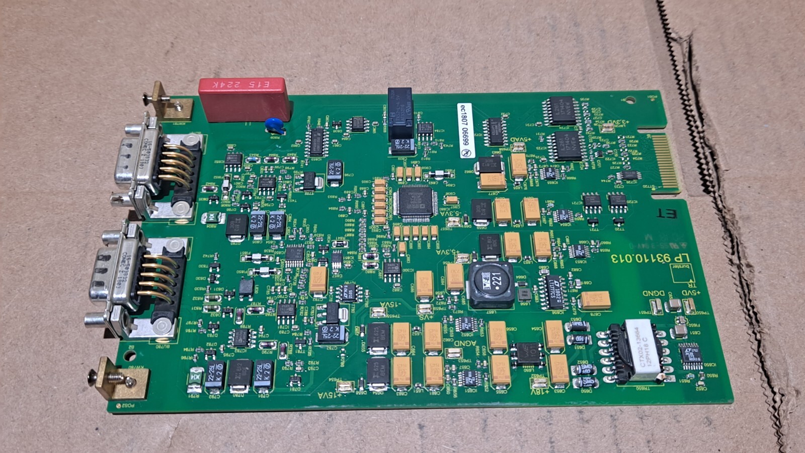 DIGIFORCE 9311 Press Force Monitor Control PCB Module LP 93110.013 FASTSHIPPING