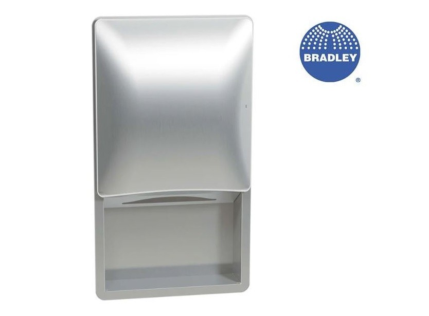 Bradley Diplomat Paper Towel Dispenser 2A02-100000 Semi-Recessed – Sensor
