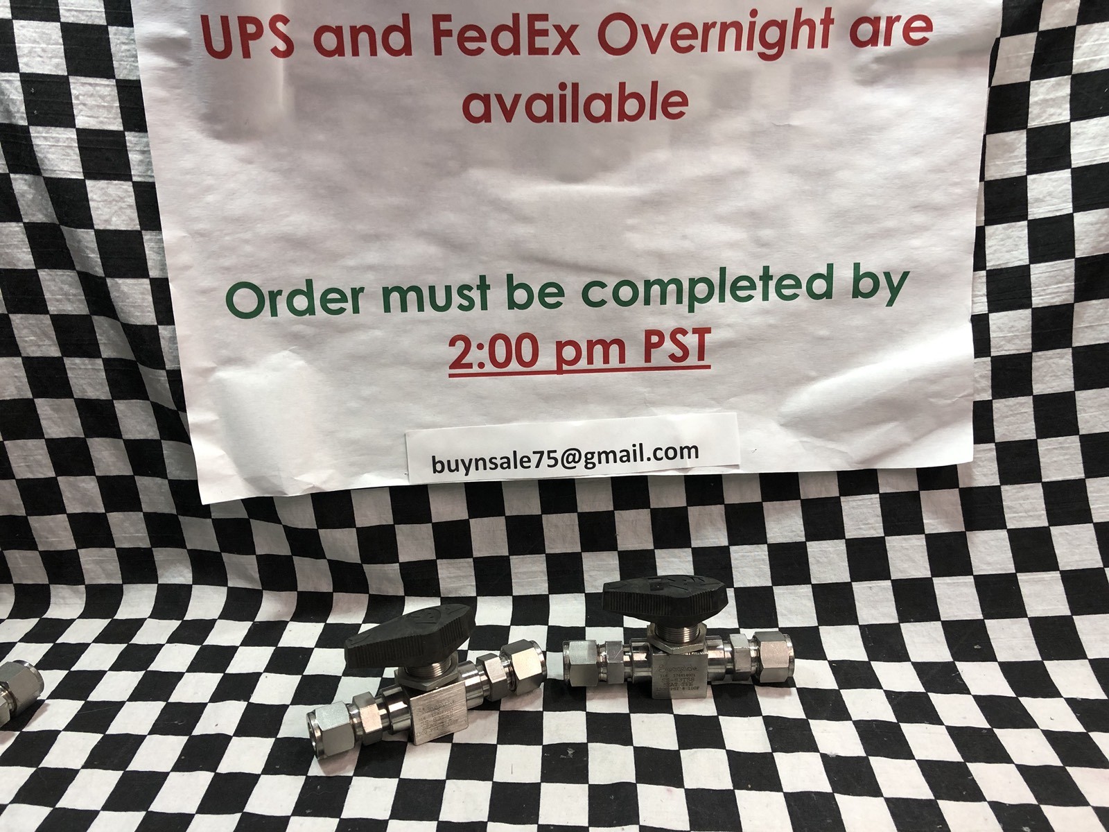 LOT OF 2 SWAGELOK HIGH PRESSURE BALL VALVE 1/2″, SS-83TS8, SHIPSAMEDAY