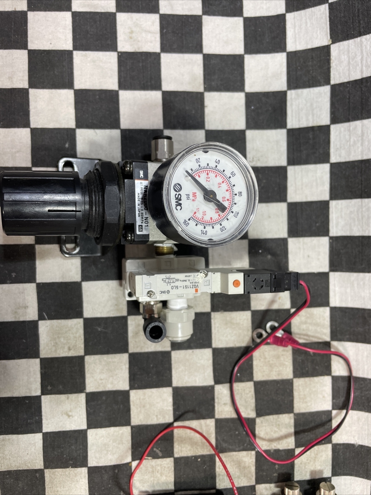 SMC NAR2000-N01, VQZ1151-5LO and AVS-5212-24D, Solenoid valve, SHIPSAMEDAY#136HW
