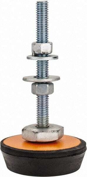 Mason MLS-250 Leveling Mount: 3/8-16 Thread, 2-3/8″ OAW, 250 lb Load Capacity