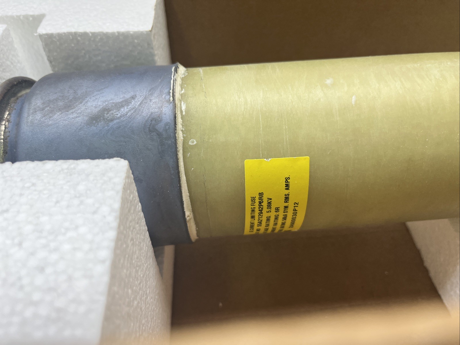 GENERAL ELECTRIC 55A212942P6RB FUSE 5.08KV 2A600030P12