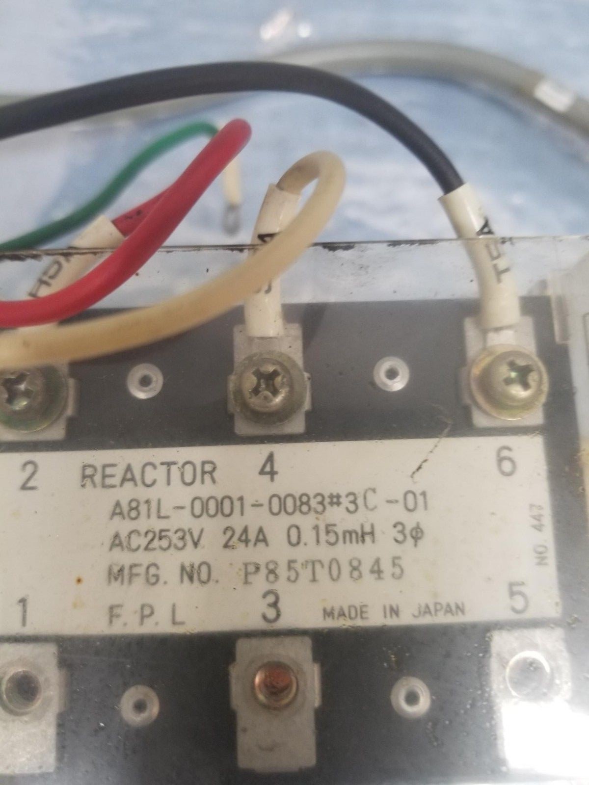 FANUC A81L-0001-0083#3C-01 REACTOR