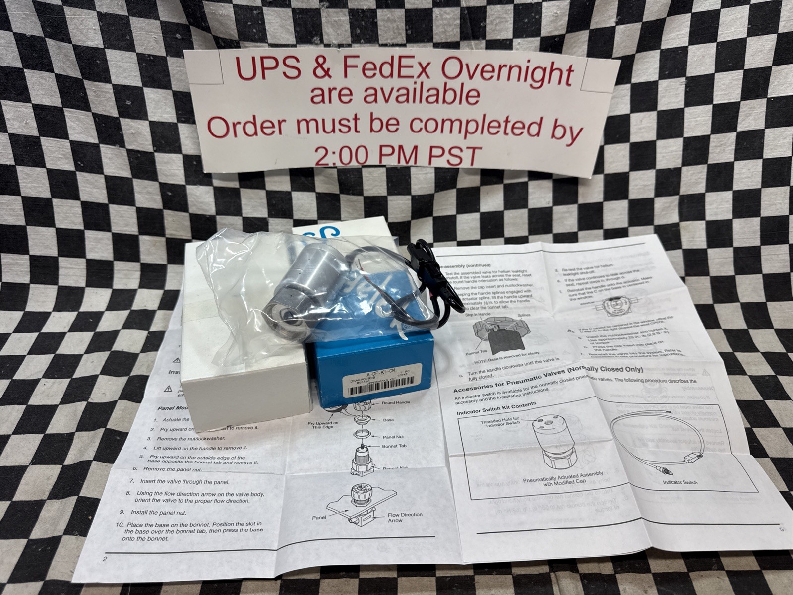 SWAGELOK DF series actuator Switch Normally open A-DF-K1-CM, MS-ISK-DF-CM#1651F1