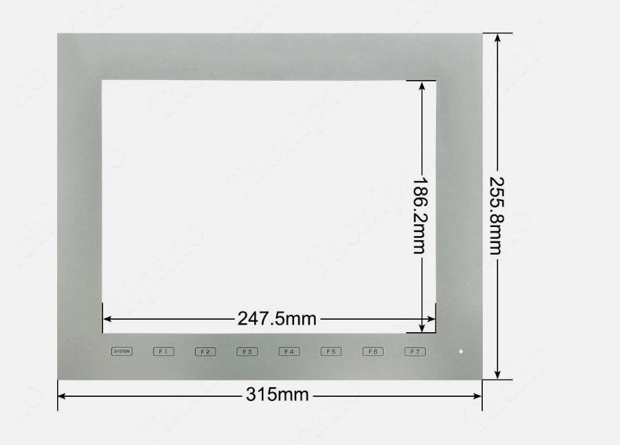 Touch Screen for V9120iS V9120iSD V9120ISD-U039 Panel with Protective Film