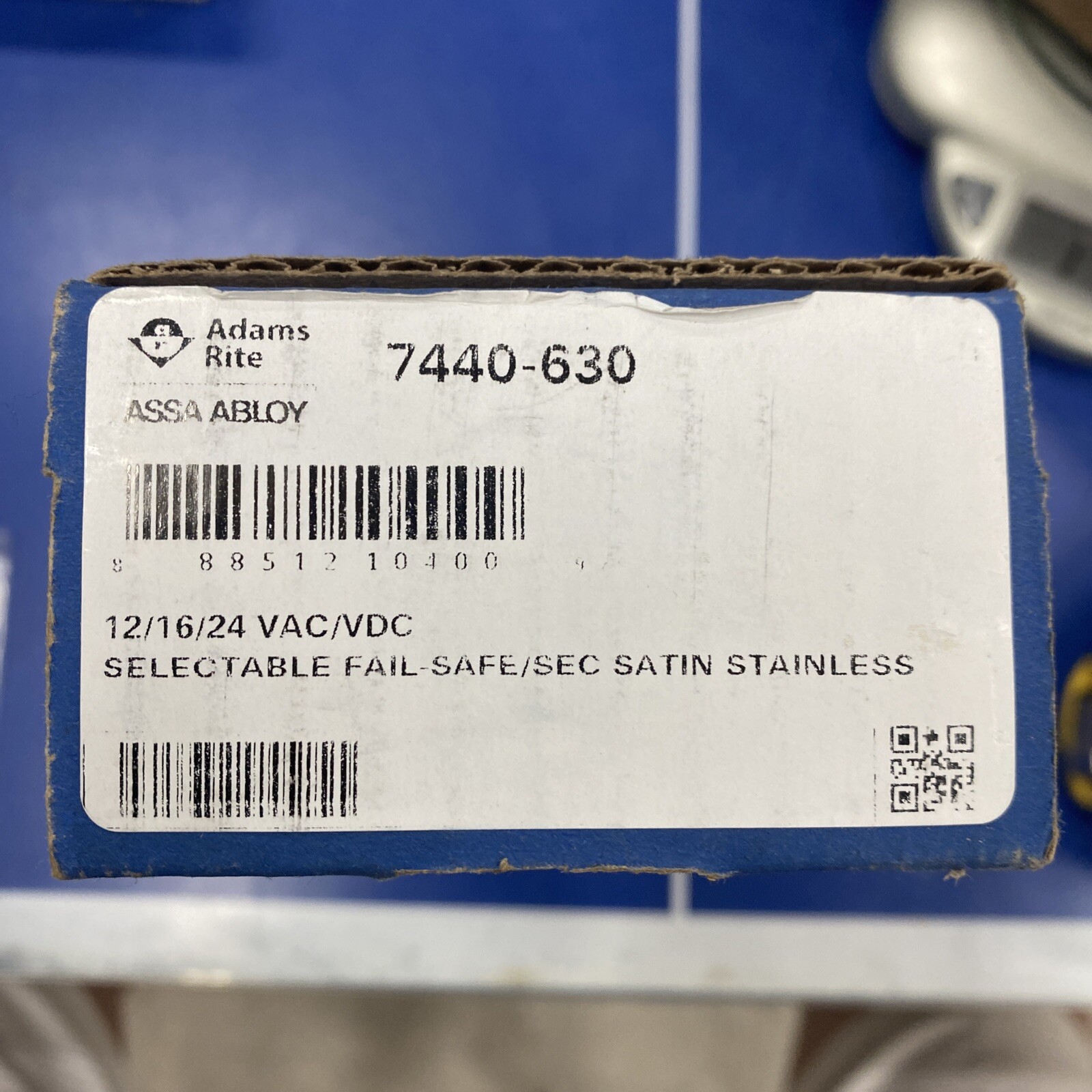Adams Rite 7440-630 Elec. Strike, 12/24Vac/Dc, 16Vac/Dc, H.Duty, Fail