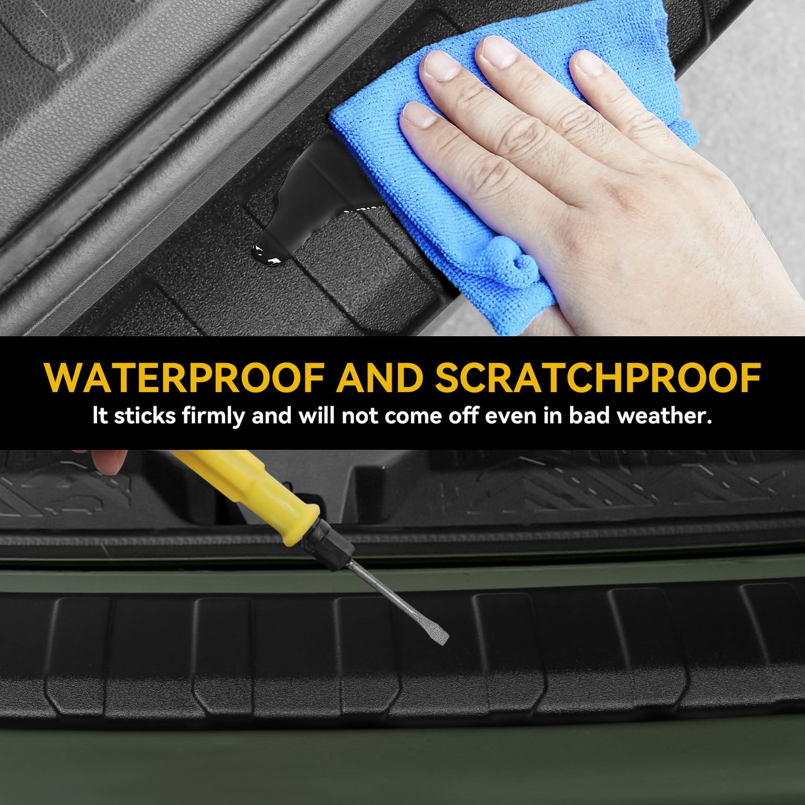 Hugeek Rear Bumper Protector Compatible with Subaru Crosstrek 2024 2025 2026 Car