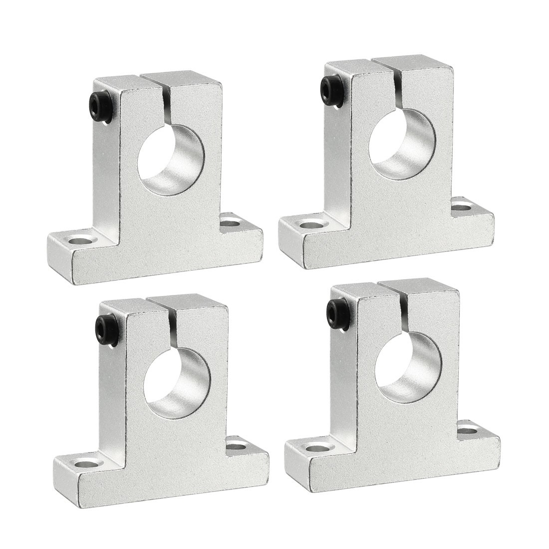4PCS SK16 Aluminum Linear Motion Rail Clamping Rod Guide Support