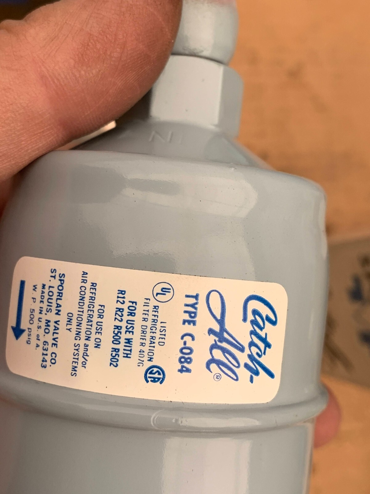 Sporlan Catch-All Liquid Line Drier 1/2″ Flare P/N C-084