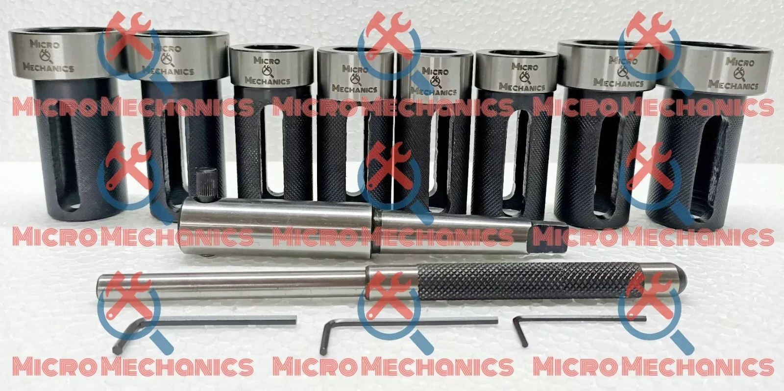 10x Die Holder Kit For Lathe Tailstock Morse Taper # 2 Sliding Action- Inch & MM