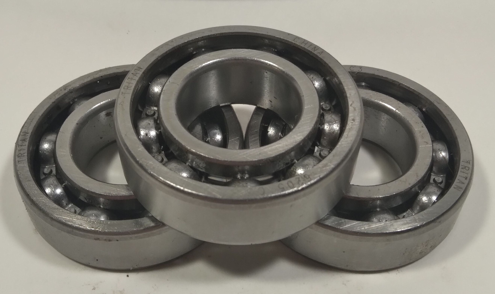 3 NEW TRITAN 6205 C3 RADIAL OPEN BALL BEARINGS NNB ***MAKE OFFER***