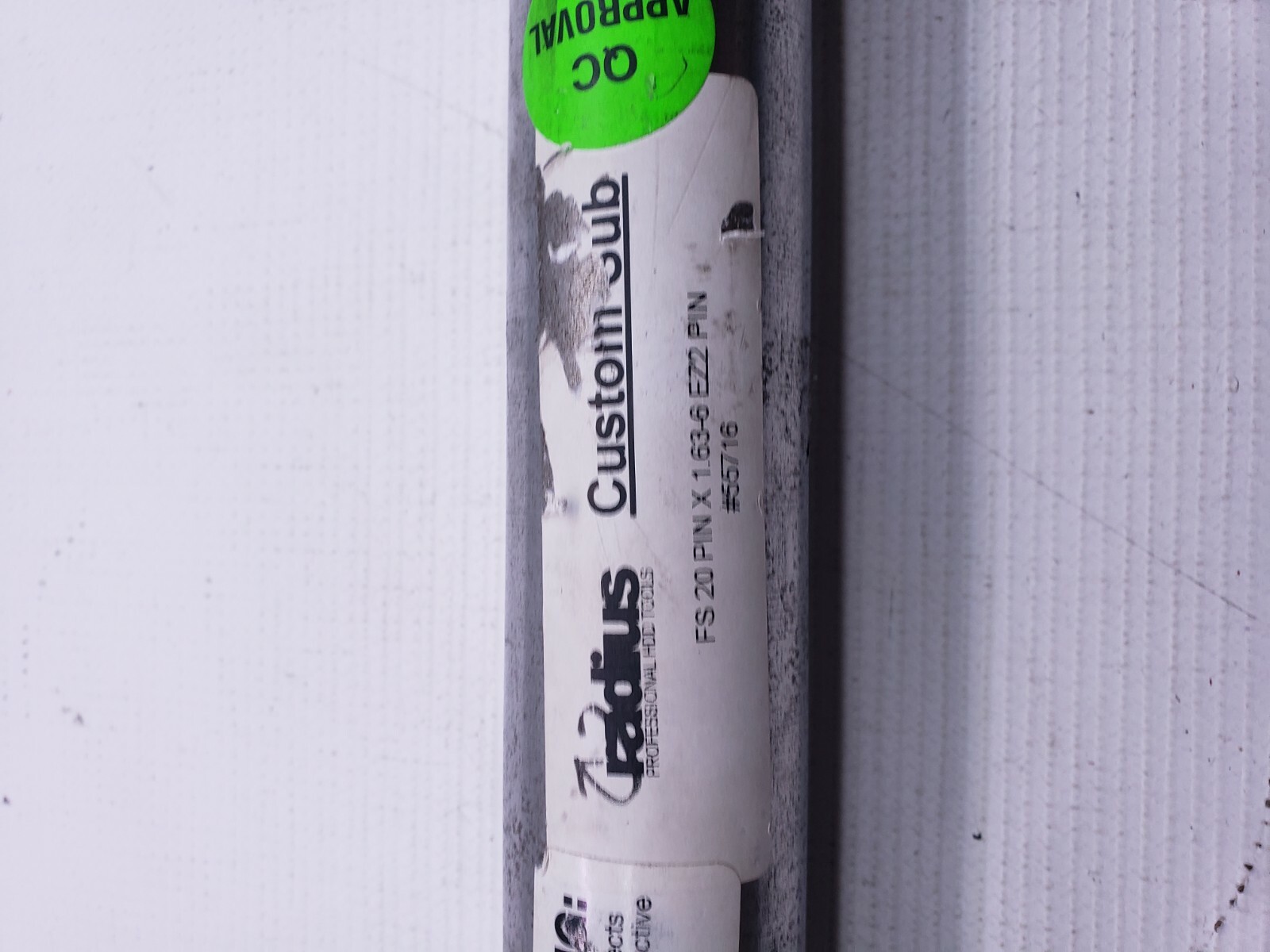 Custom Sub Radius Professional HDD Tools #55716 FS 20 PIN X 1.63-6 EZ2 PIN