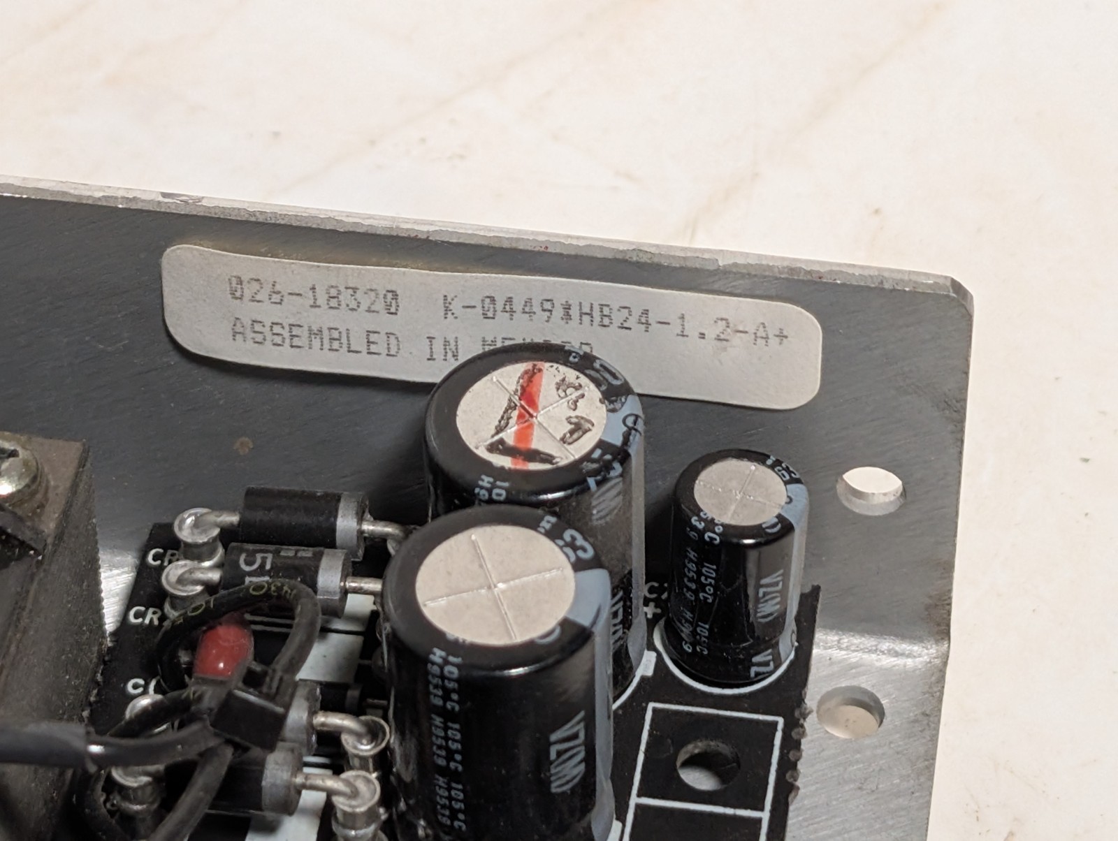 Condor D.C. model HB24-1.2-A+ industrial general purpose power supply, 240VAC