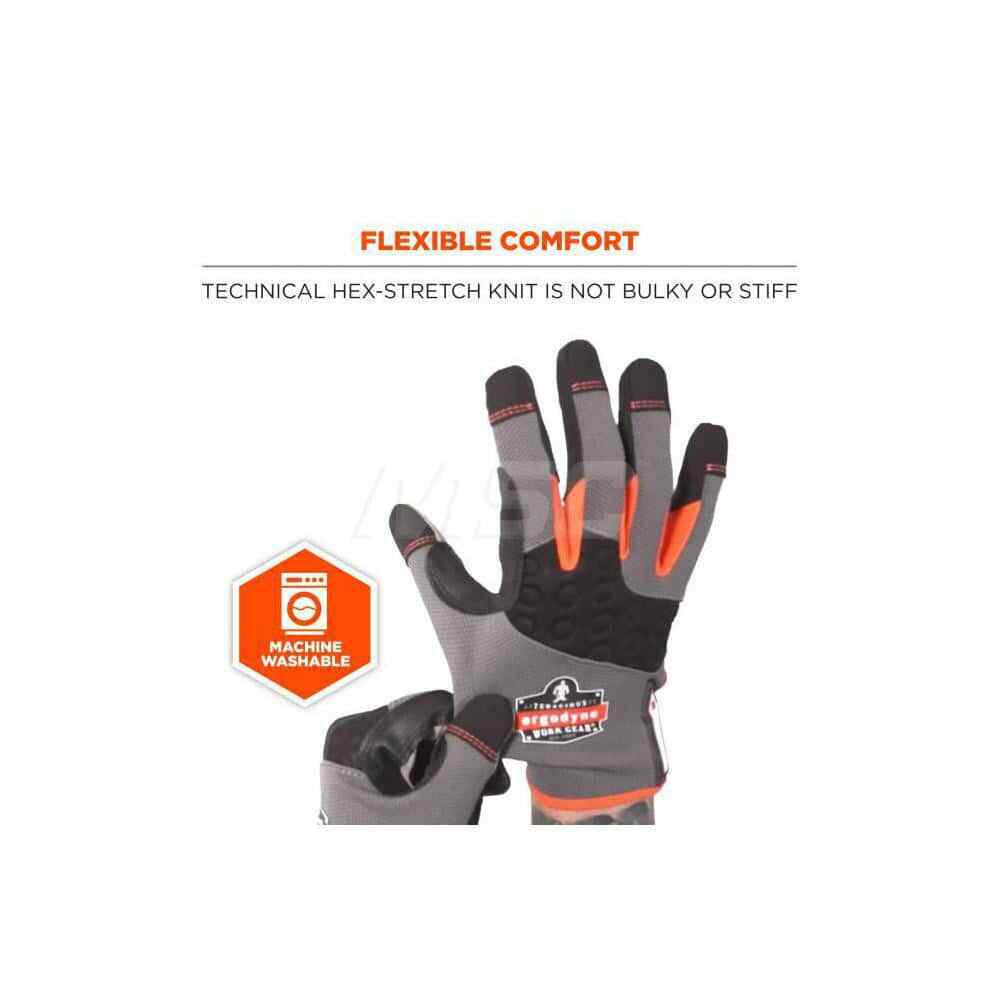 Ergodyne 17044 General Purpose Work Gloves: Large, Padded Palm Grip