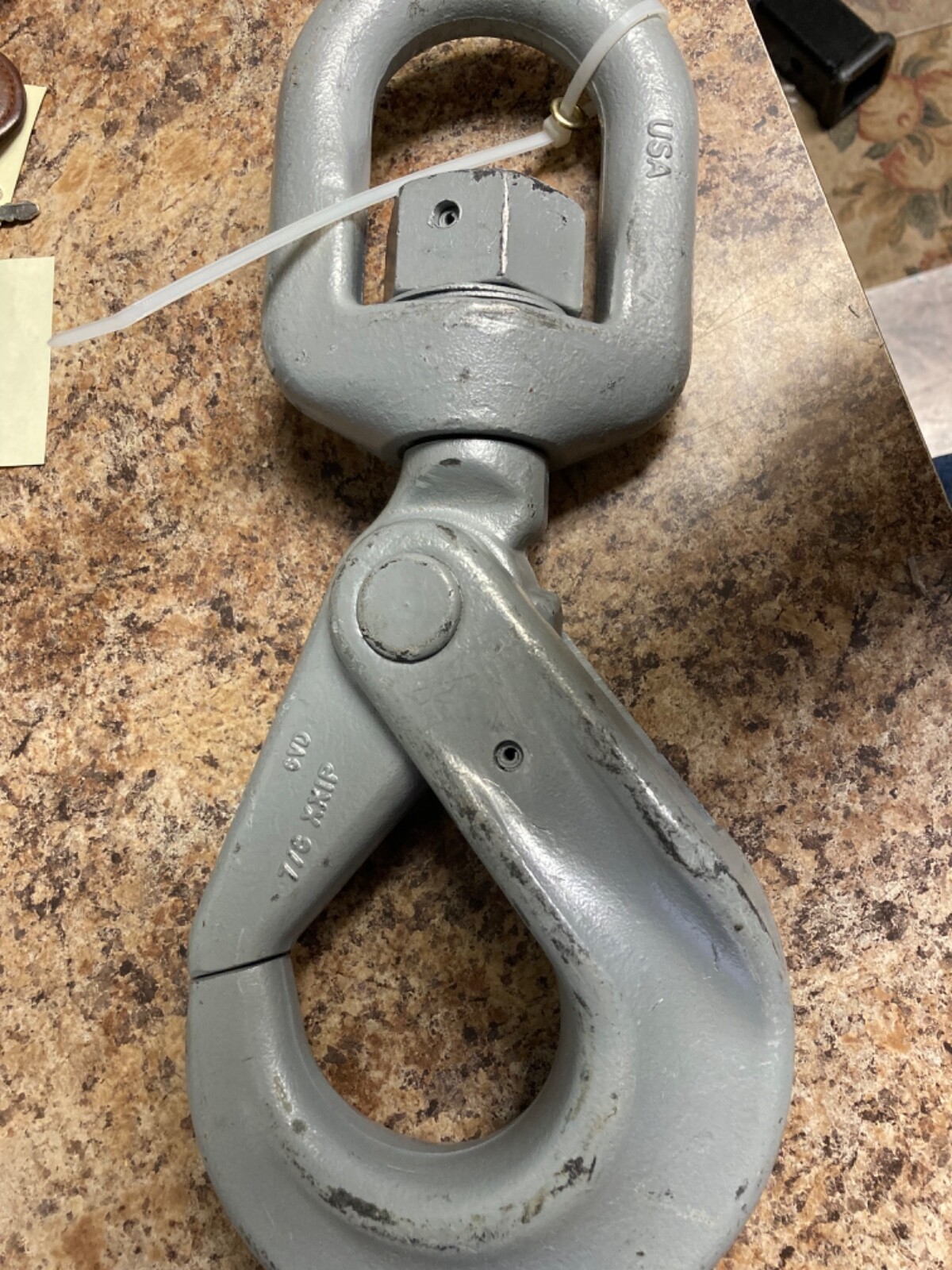 Crosby SHUR-LOC Swivel Hook 5/8”,16mm, 18,100 lb Working Load