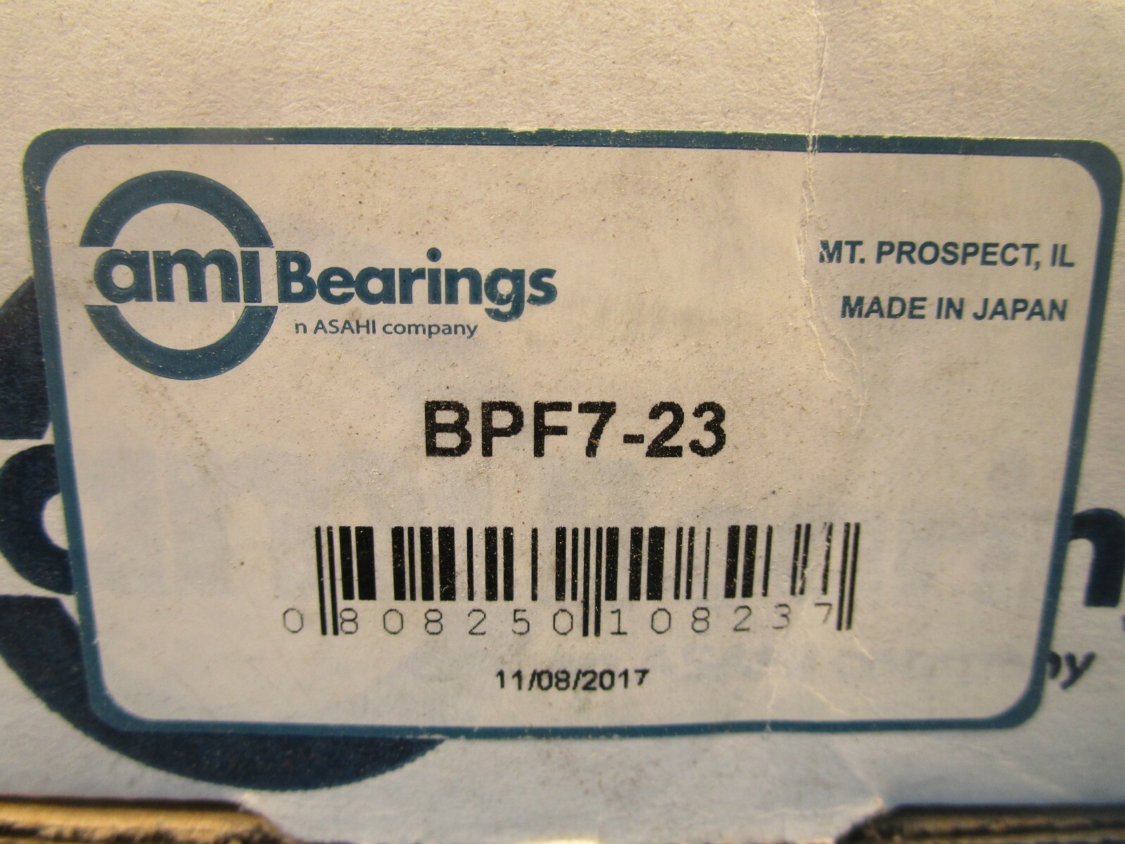 AMI BPF7-23, 3 Bolt Flange Unit, Set Screw Bearing Insert, 1 7/16 Bore