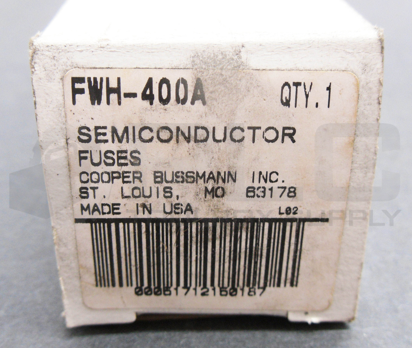 NEW BUSSMANN FWH-400A SEMICONDUCTOR FUSE 400A 500V AC/DC