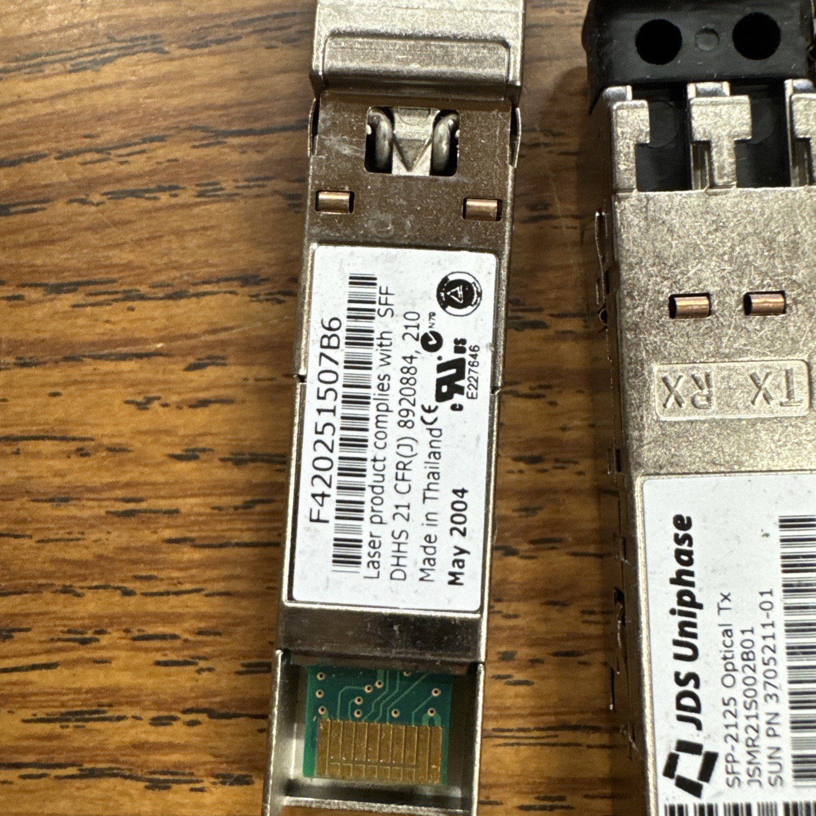 17pcs JDSU SFP-2125 Optical Transceiver Module JSMR21S002B01 SUN PN 3705211-01 8