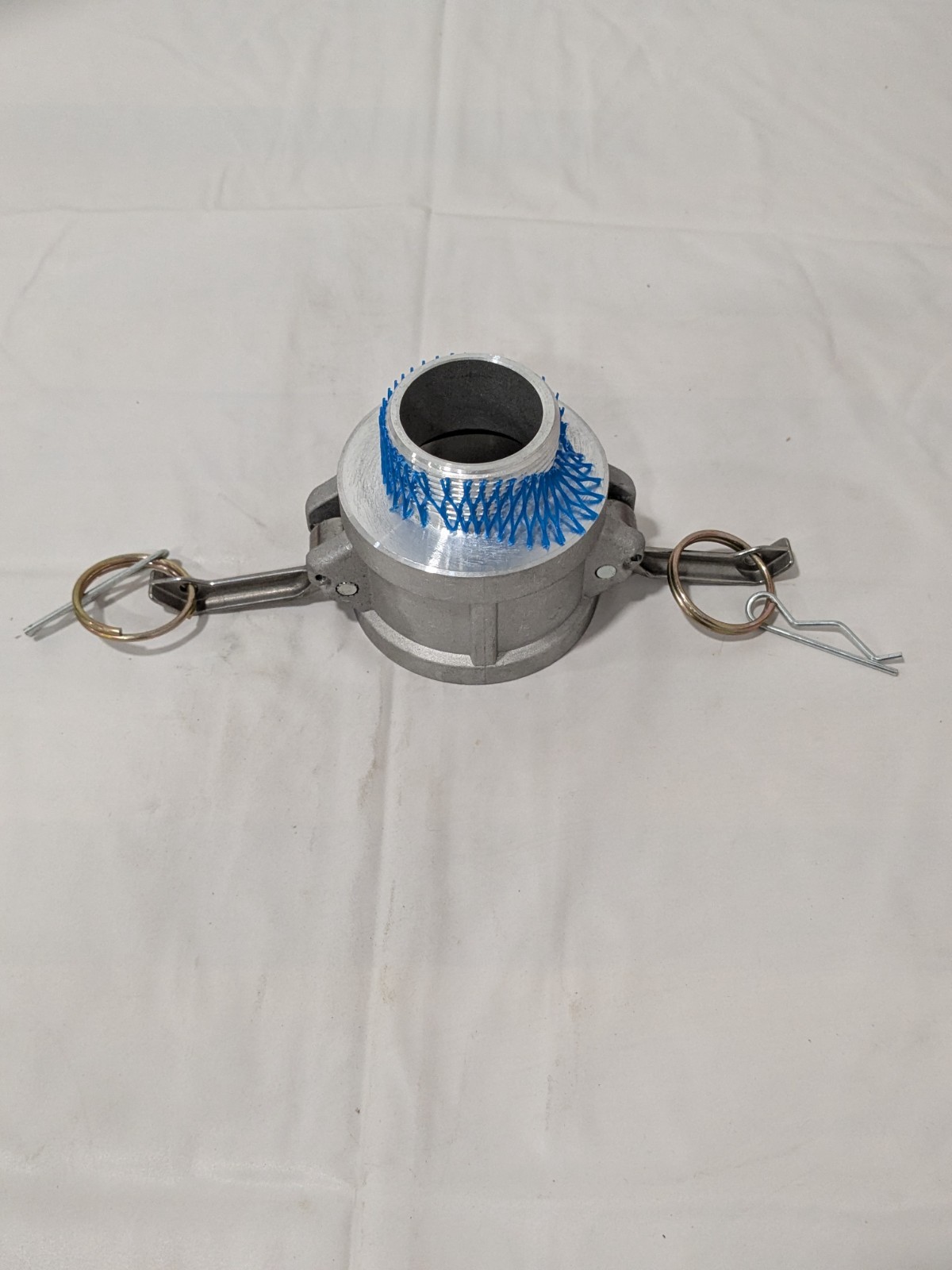 Cam & Groove Coupling: 1-1/2″ Part B, Aluminum, 1,000 psi Max WS-HF-CAM-002