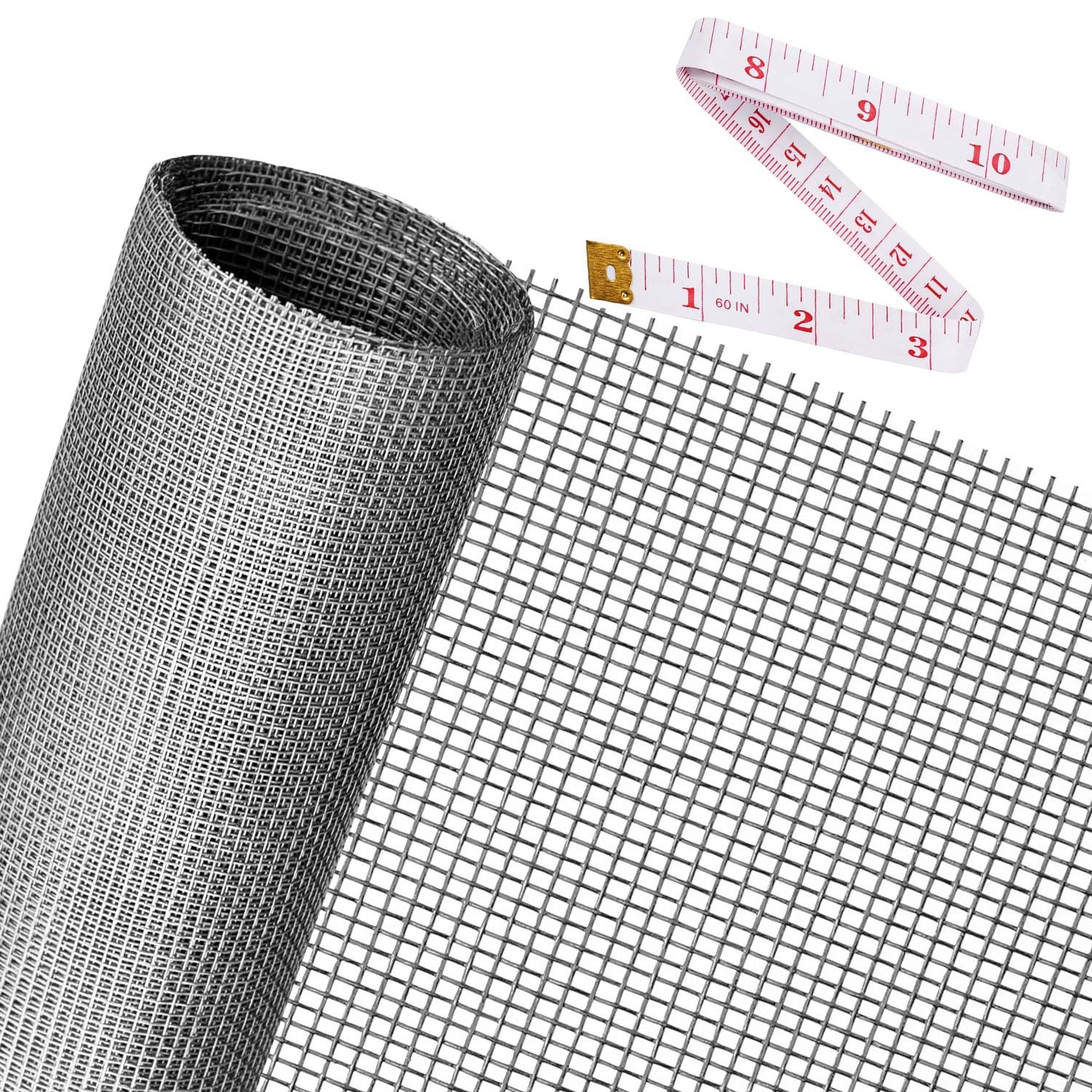 Replacement Window Screens, 59X106 Inch Durable 59″x106″Gray, 59″x106″Gray