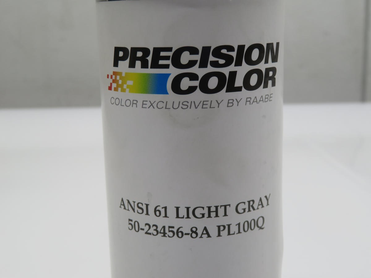 PRECISION COLOR 50-23456-8A PL100Q ANSI 61 LIGHT GRAY SPRAY PAINT T226984