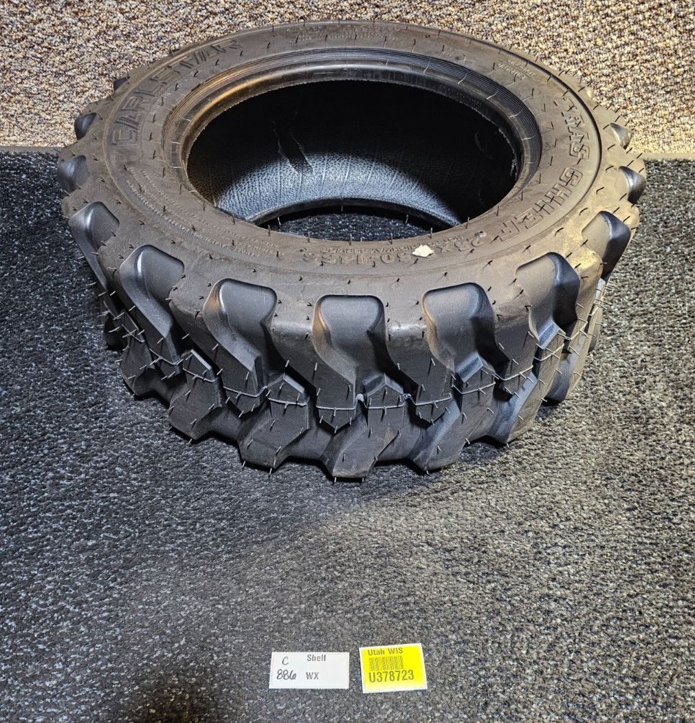 (QTY 1) Carlstar Trac Chief 51S379 6 Ply Industrial Tire 25×8.50-14